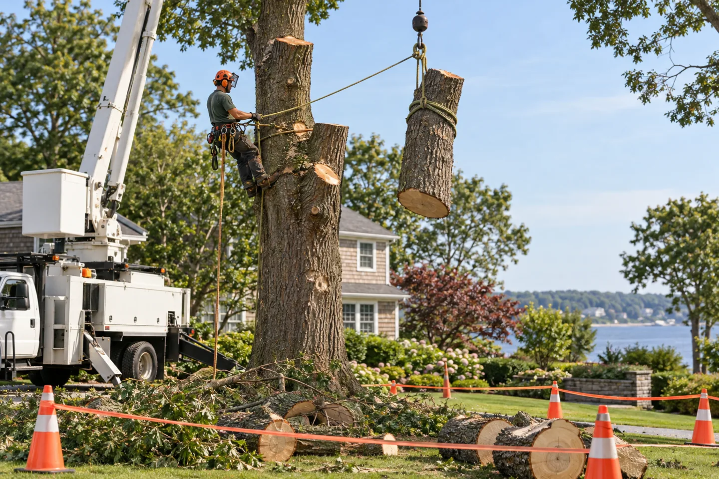 Illustrative tree removal scene